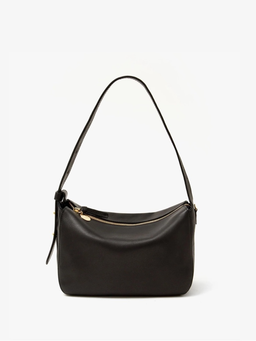 Clare V fleurine leather shoulder bag - black - Picture 8 of 9